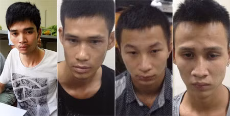 Bùi Văn Đồng (bìa trái) và đồng bọn.