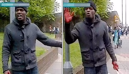 Michael Adebolajo, một trong hai nghi phạm của vụ án, yêu cầu quay phim lại quá trình giết người và hét vang "Allahu Akbar" (Thượng đế vĩ đại), thề rằng sẽ không bao giờ ngừng chiến đấu với chính loài người.