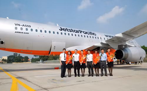 Máy bay mới nhận của Jetstar Pacific được đưa vào phục vụ khách ngay trong ngày hôm nay, 24/1.