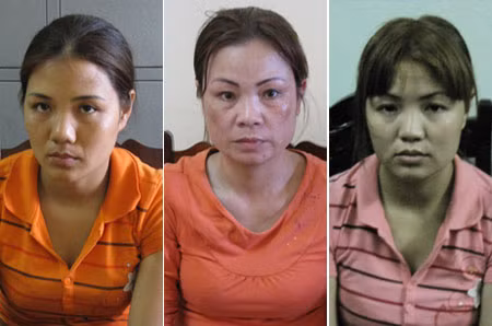 Các đối tượng trong vụ án.