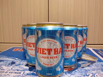 Mẫu bia lon mới của Việt Hà.