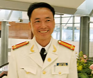 Trung tá Võ Trung Kiên - Công an tỉnh Cà Mau.