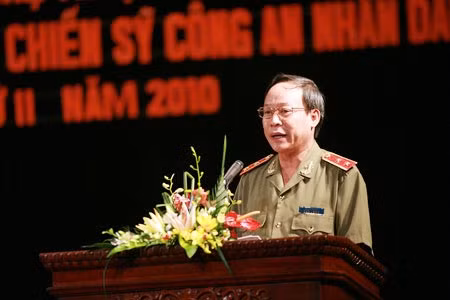 Trung tướng Lê Quý Vương, Thứ trưởng Bộ Công an phát biểu bế mạc Liên hoan.