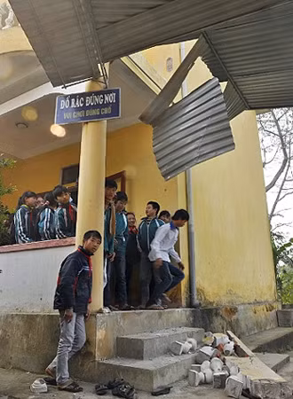 Hiện trường vụ tai nạn. Ảnh: VOV.