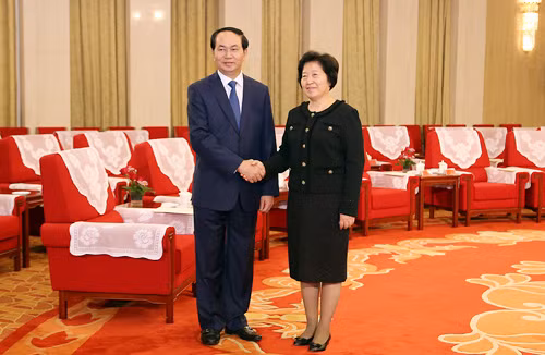 Bộ trưởng Trần Đại Quang thăm thành phố Thiên Tân và Tổng bộ Cảnh sát vũ trang Trung Quốc ảnh 1
