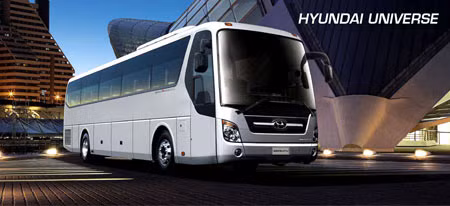 Mẫu xe Universe mới của Trường Hải - Huyndai.