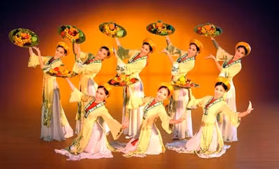 Một tiết mục múa của Nhà hát Ca múa nhạc Việt Nam được khán giả yêu mến.