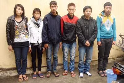 Các đối tượng trong vụ án.