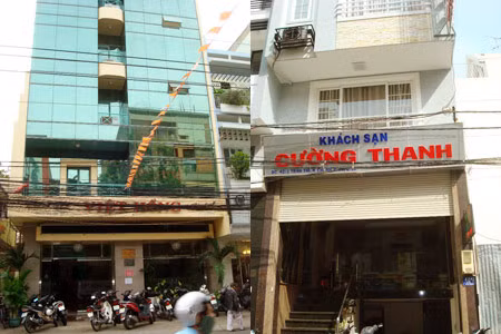 Khách sạn Việt Hồng từng xảy ra vụ đâm chết người và khách sạn Cường Thanh, nơi Tú ông Sơn “Pê-đê” điều khách đến bán dâm.