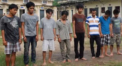 Một số đối tượng trong vụ án.