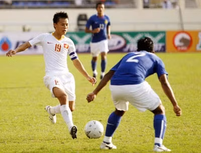 Thành Lương (trái) tại SEA Games 2009. Ảnh: VNE.