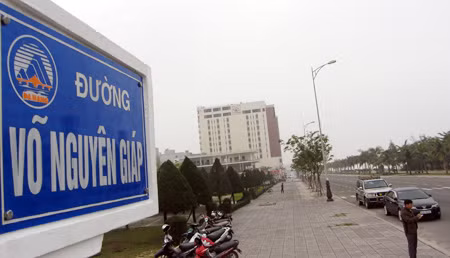Gắn biển tên Võ Nguyên Giáp cho con đường biển đẹp nhất TP Đà Nẵng.
