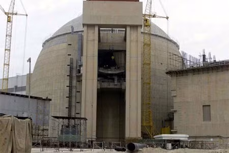 Lò phản ứng hạt nhân Bushehr của Iran.