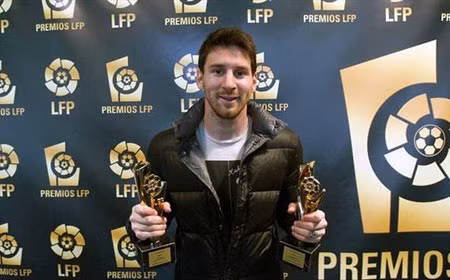Messi nhận giải của LFP.