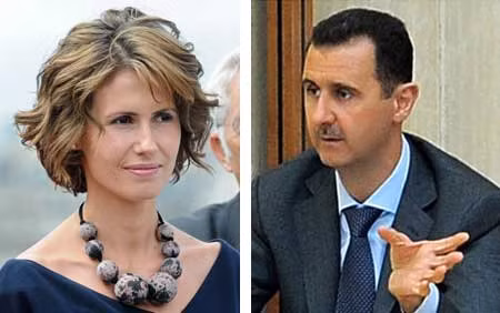 Vợ chồng Tổng thống Syria.