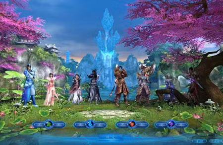 Cảnh được chụp trong một trò chơi games online.