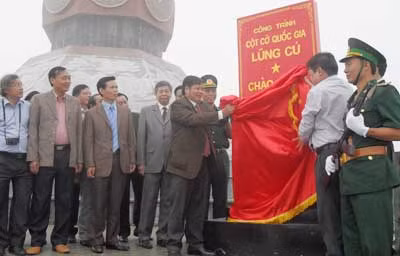 Lễ khánh thành trùng tu cột cờ Lũng Cú ngày 25/9.