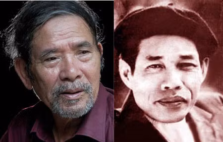Nhà văn Lê Lựu và nhà văn Nguyễn Minh Châu.