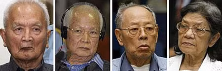 4 cựu thủ lĩnh Khmer Đỏ.