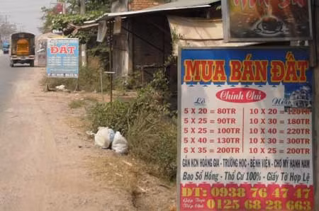 Tràn lan rao bán đất nền “siêu rẻ”.