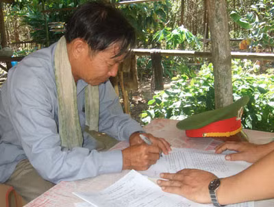 Phạm Ngọc Hiền khai nhận hành vi phạm tội của mình.