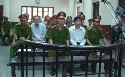 Bùi Tiến Dũng tại Tòa. (Ảnh sử dụng của đồng nghiệp).