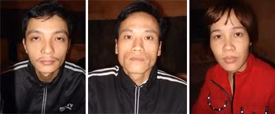3 đối tượng Thành, Sỹ, Quy.