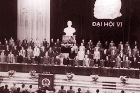 Đại hội Đảng lần thứ VI. Ảnh: Tư liệu.