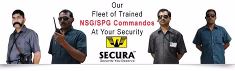 Công ty an ninh tư nhân Secura Security ở New Delhi.