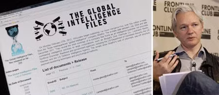 WikiLeaks công bố 5 triệu thư điện tử lấy cắp từ Stratfor và ông chủ WikiLeaks Julian Assange.