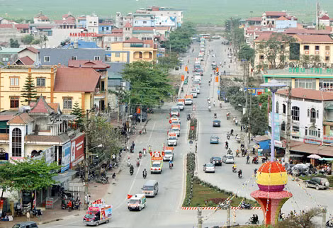Một góc TP Điện Biên Phủ hôm nay.