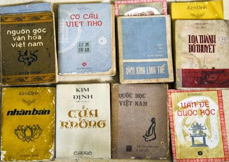 Buổi tọa đàm diễn ra tại Văn Miếu - Quốc Tử Giám. Các nghiên cứu của triết gia Lương Kim Định.