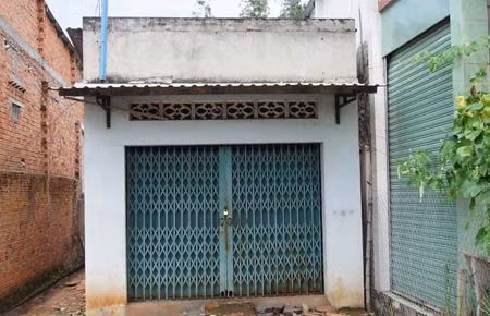 Căn nhà nơi Trọng gây án.