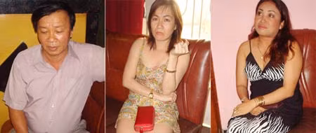 Nhà hàng Thủy Cung. Các đối tượng trong đường dây mua bán dâm.