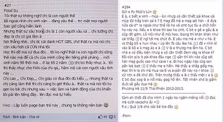 Những status bôi nhọ danh dự và xuyên tạc sỉ nhục các nữ sinh Đà Thành trên facebook “Bộ mặt…”. Các thành viên của trang này thường nói xấu, chửi bới đe dọa bằng những cụm từ hết sức thô tục, vô văn hóa...