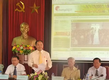 Anh Nguyễn Mạnh Cường, Phó Chủ tịch thường trực Hội LHTN Việt Nam, Phó Chủ tịch thường trực kiêm Tổng Thư ký Hội Doanh nhân trẻ Việt Nam giới thiệu về Mạng Chuyên gia khởi nghiệp.