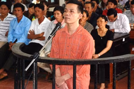 Bị cáo Lộc tại phiên tòa.