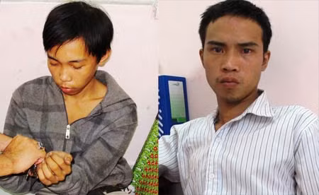 Đạt và Độ tại Cơ quan điều tra.