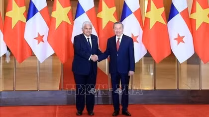 Tổng Bí thư, Chủ tịch nước Tô Lâm chủ trì Lễ đón Tổng thống Panama