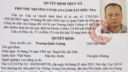 Truy nã Trương Quốc Cường lừa bán đất ở Phú Quốc