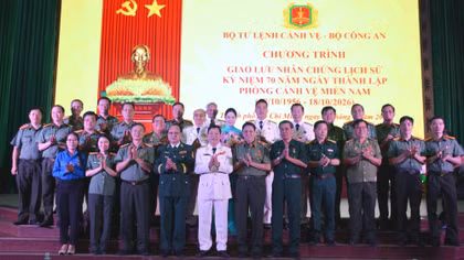 Giao lưu nhân chứng kỷ niệm 70 năm Ngày thành lập Phòng Cảnh vệ miền Nam