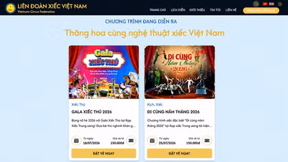 Mua vé xem xiếc trực tuyến, chọn ghế và nhận mã QR ngay trên điện thoại
