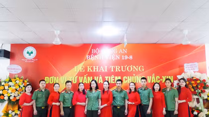 Bệnh viện 19-8: Khai trương đơn vị tư vấn và tiêm chủng vaccine