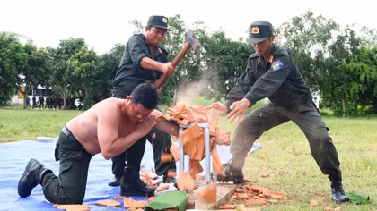Đồng Tháp nâng cao bản lĩnh, khả năng chiến đấu qua huấn luyện lực lượng Cảnh sát cơ động