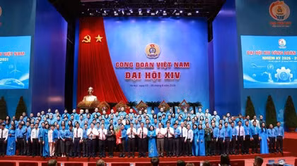 Bế mạc Đại hội XIV Công đoàn: Khí thế mới, kỳ vọng mới cho giai cấp công nhân