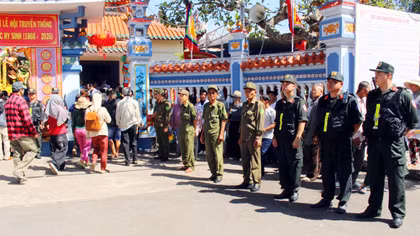 Công an tỉnh An Giang bảo đảm lễ hội an toàn, văn minh