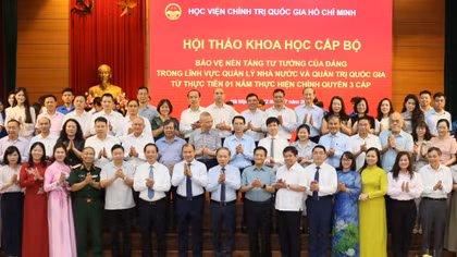Hệ thống quản trị quốc gia hiện đại - "lá chắn" bảo vệ nền tảng tư tưởng của Đảng