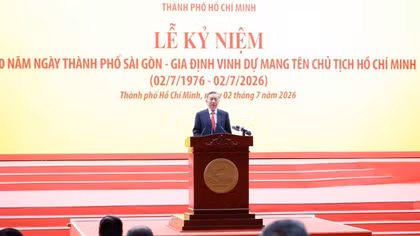 Phát biểu của Tổng Bí thư, Chủ tịch nước Tô Lâm tại Lễ kỷ niệm 50 năm thành phố Sài Gòn - Gia Định vinh dự mang tên Chủ tịch Hồ Chí Minh