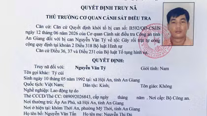 Truy nã Tý “củi”