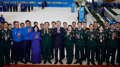 Tổng Bí thư, Chủ tịch nước Tô Lâm dự Đại hội Đoàn toàn quốc lần thứ XIII